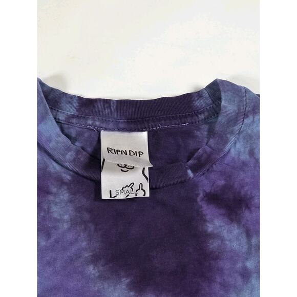 Ripndip Mens Nerm Psychedelic Tie Dye Tee Shirt Size S #28944 - Picture 3 of 5